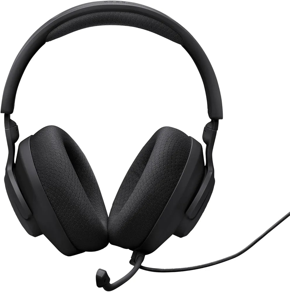 JBL Quantum 100M2 Wired Over-Ear Gaming Headphones, Black