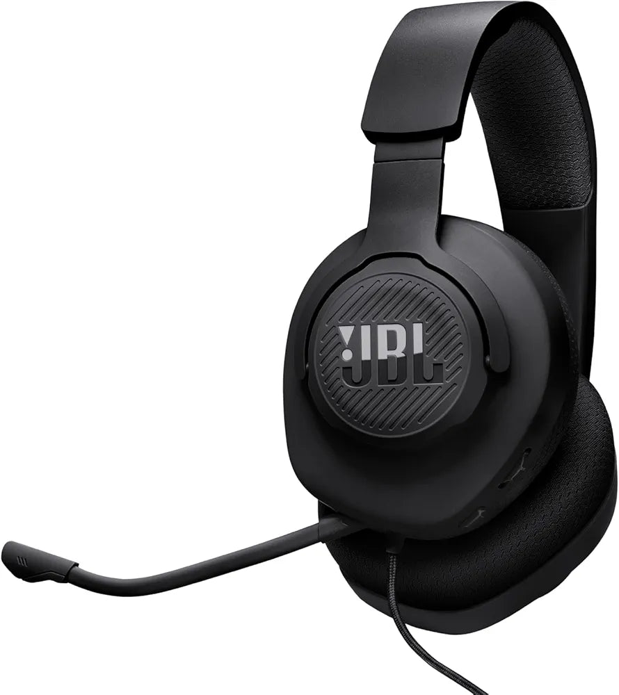 JBL Quantum 100M2 Wired Over-Ear Gaming Headphones, Black